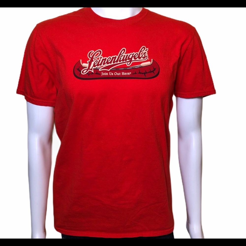 Red Soft Leinenkugel’s Beer Wisconsin Tee Shirt
